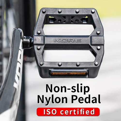 Imagen 2 del producto KORE-pedales de bicicleta antideslizantes, ultraligeros, de nailon, a prueba de agua, reposapiés para carretera, BMX, MTB, plataforma plana, piezas de bicicleta, accesorios K916