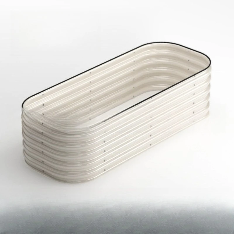 80CM metal planting box garden bed garden gardening flower pot flower box vegetable box planting bed planting container growing