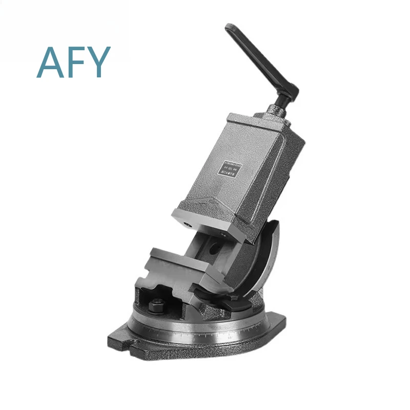 Precision Tilting Milling Machine Vise QHK100 4 inch Swivel Base CNC Milling Vise for CNC Milling Machine for CNC Router for