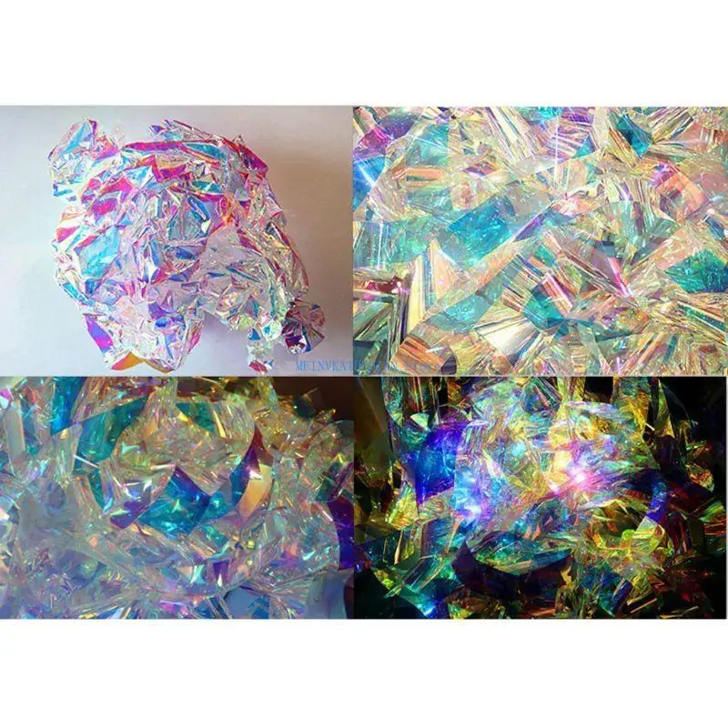 

C1FE 3.3ft for Aurora AB Effect Reflective Mirror Paper Jewelry Fillings Jewelry Maki