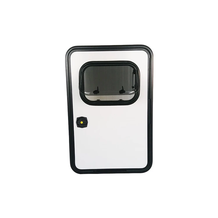 High quality aluminum alloy single point lock rv camper trailer entrance door with motorhome