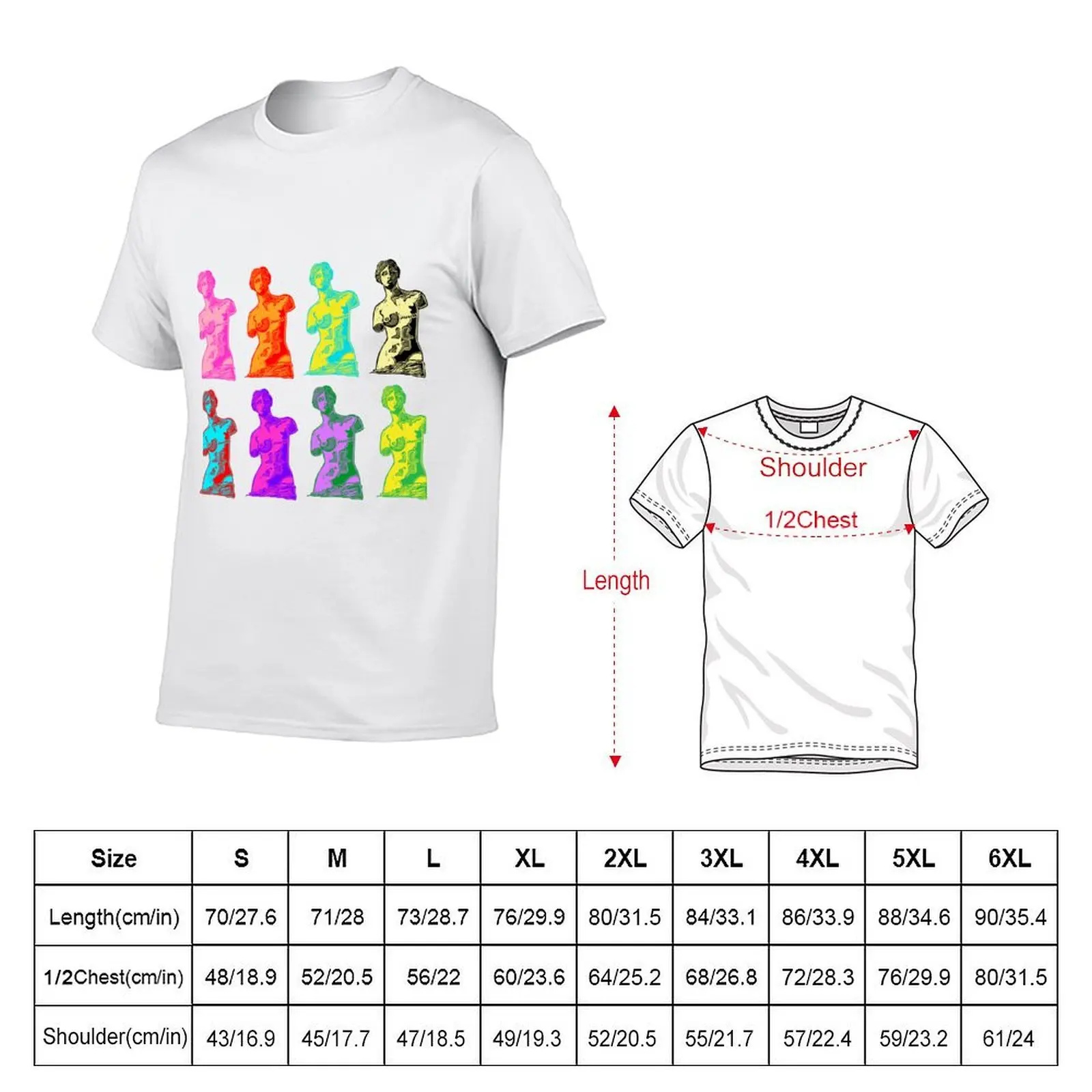 Venus Left Side Mastectomy 8 T-Shirt summer top fashion shirts workout shirts for men