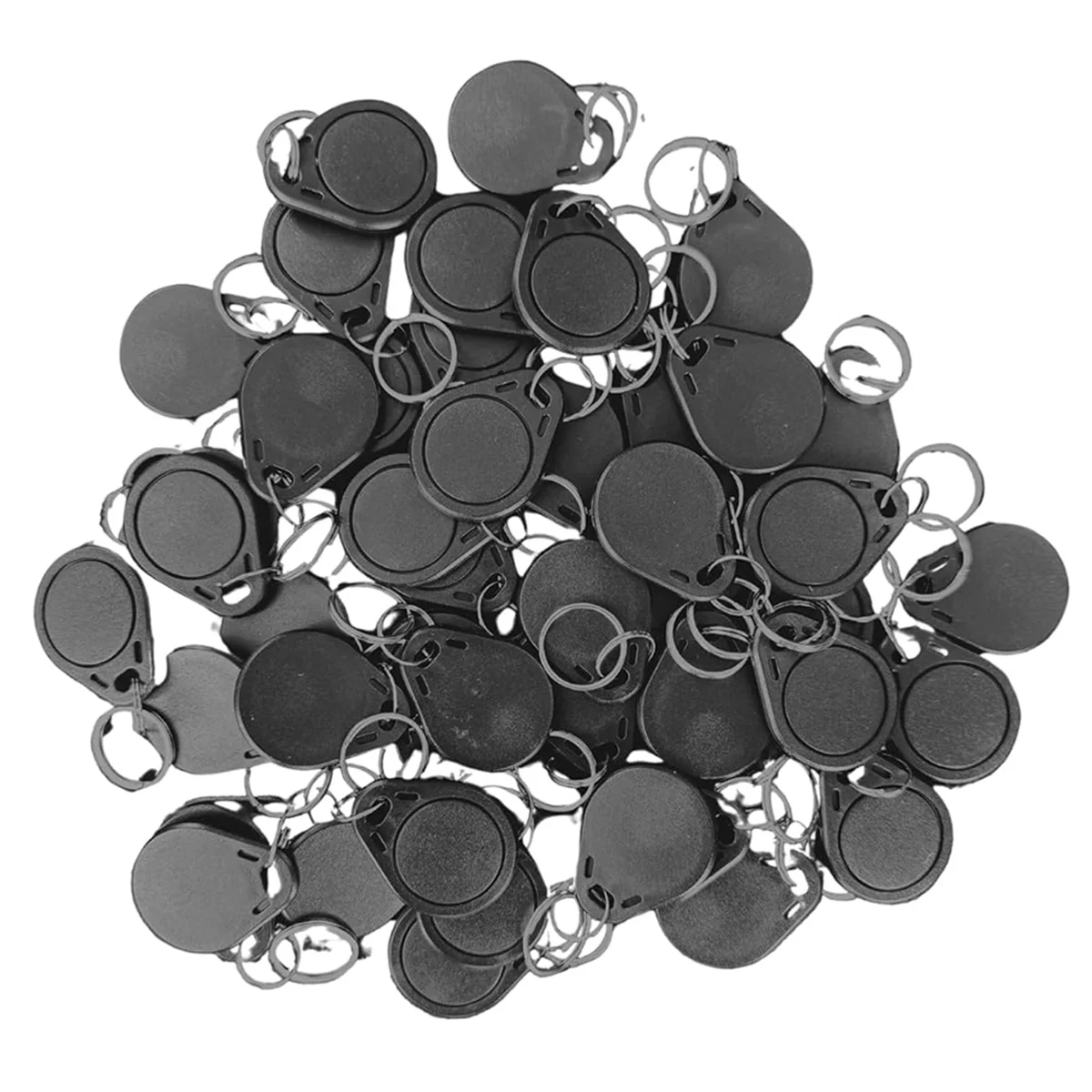 

Hot Deal Hotel RFID Key FOB Re-Writable Multiple Times. 100 Pcs. Works in 13.56 MHz Frequency