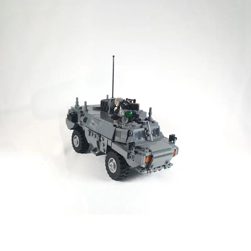2025 Nuovo Prodotto Moc Building Blocks Modello Militare Blindato Personnel Carrier Blocchi di Costruzione Modulari Regalo Giocattoli Set di Assemblaggio FAI DA TE