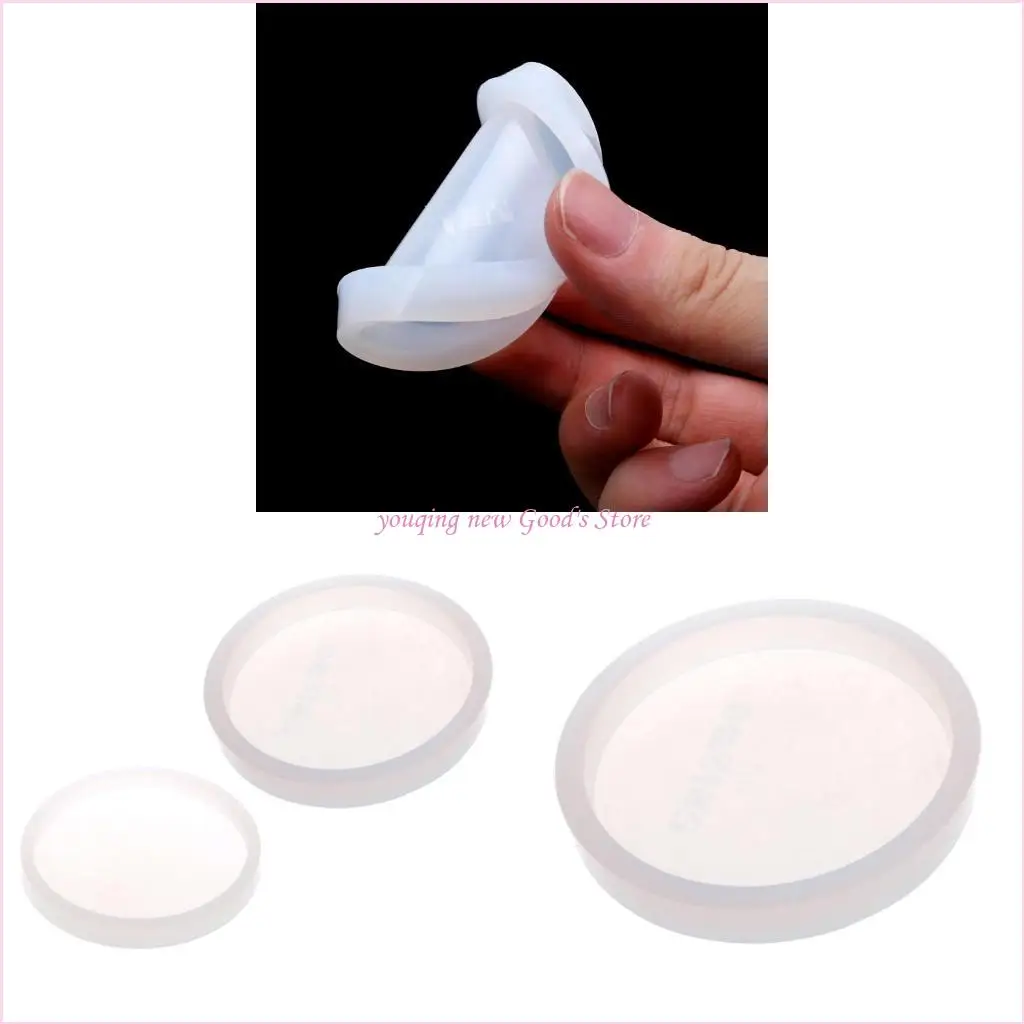 

57QA Round Silicone Mold Epoxy Resin Casting Molds for Cups Mats