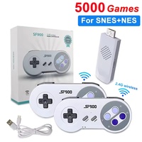 SF900 Retro Game Console Compatible with Super Nintendo 5000 Classic Games Retro Game Console NES SNES Wireless Controller