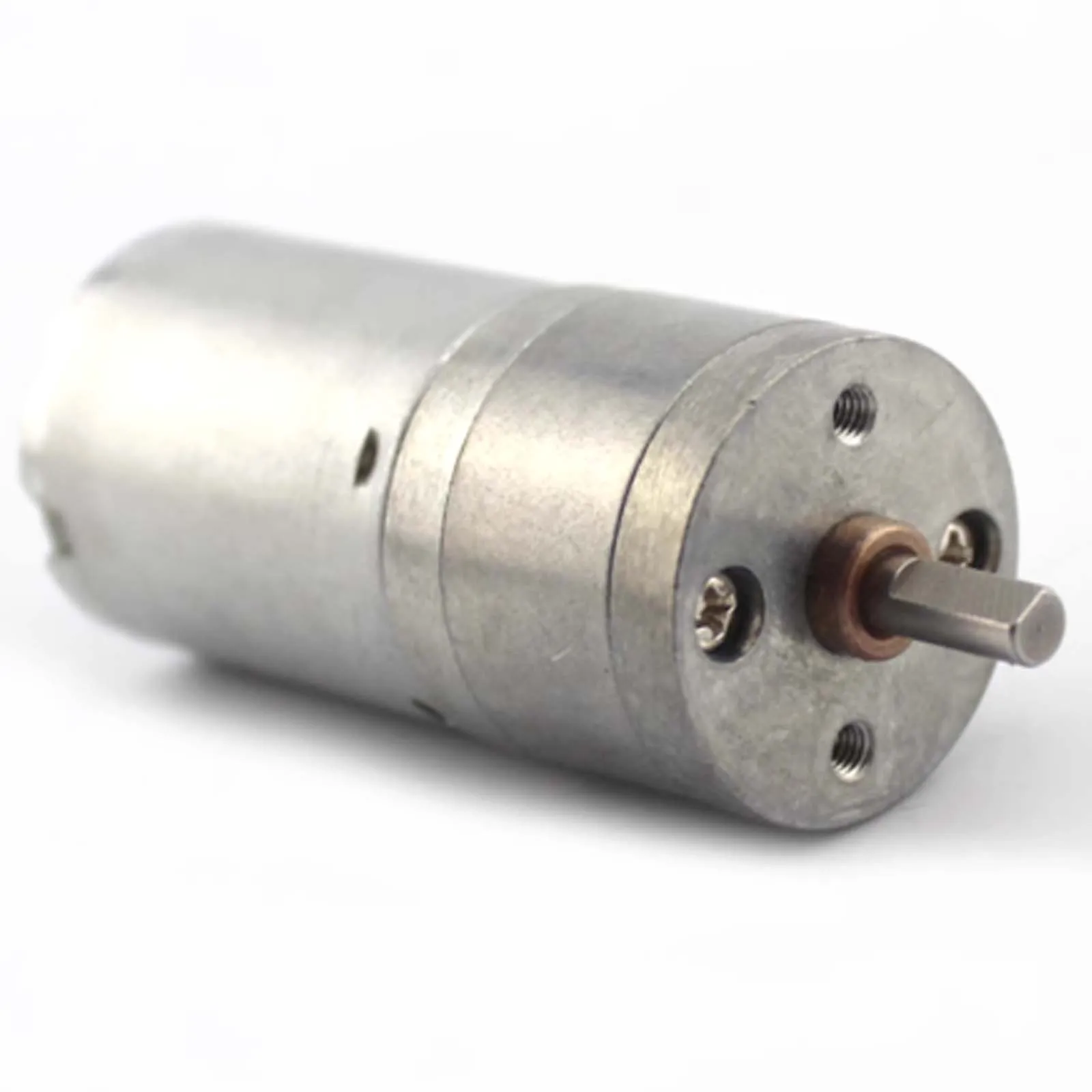 

370 Metal Gear Reduction Motor 6V DC 1: 45 High Torque 25GB Type Gear Motor for Robot Car Model, D-Shaft