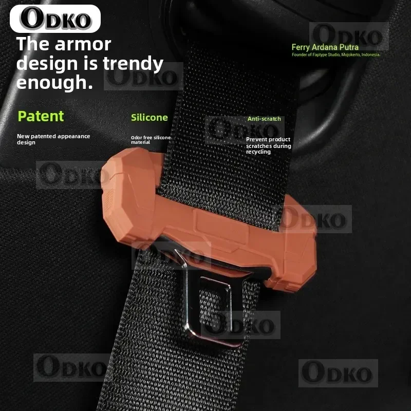 Silicone Safety Belt Plug Cover for Toyota Corolla Leaping Honor Land Rover Sharp Lanada Wei Lanada Asia Dragon