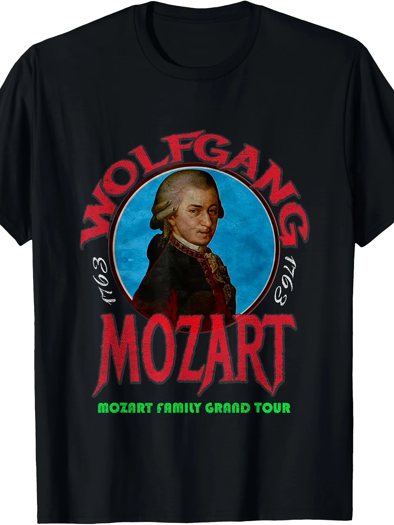 Футболка Wolfgang Amadeus Mozart Classic Rock Concert Tour Футболка