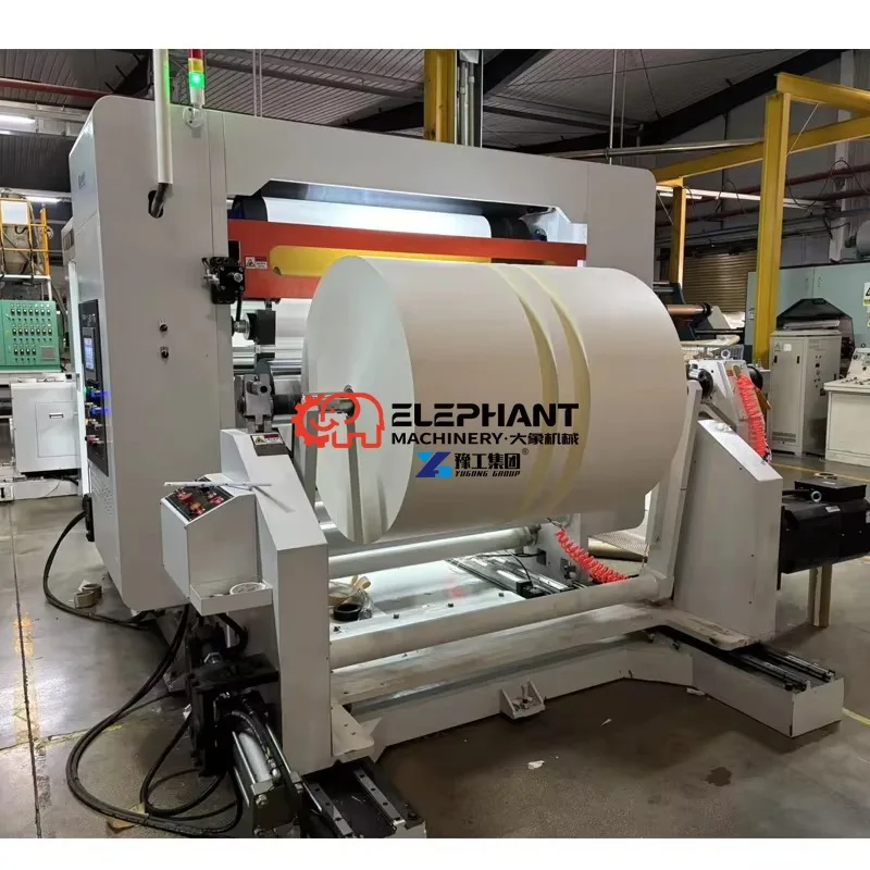 High Safety Level Roll To Roll Slitting Rewinding Machine 3000mm Width Industrial Slitter for Blotting Paper Production