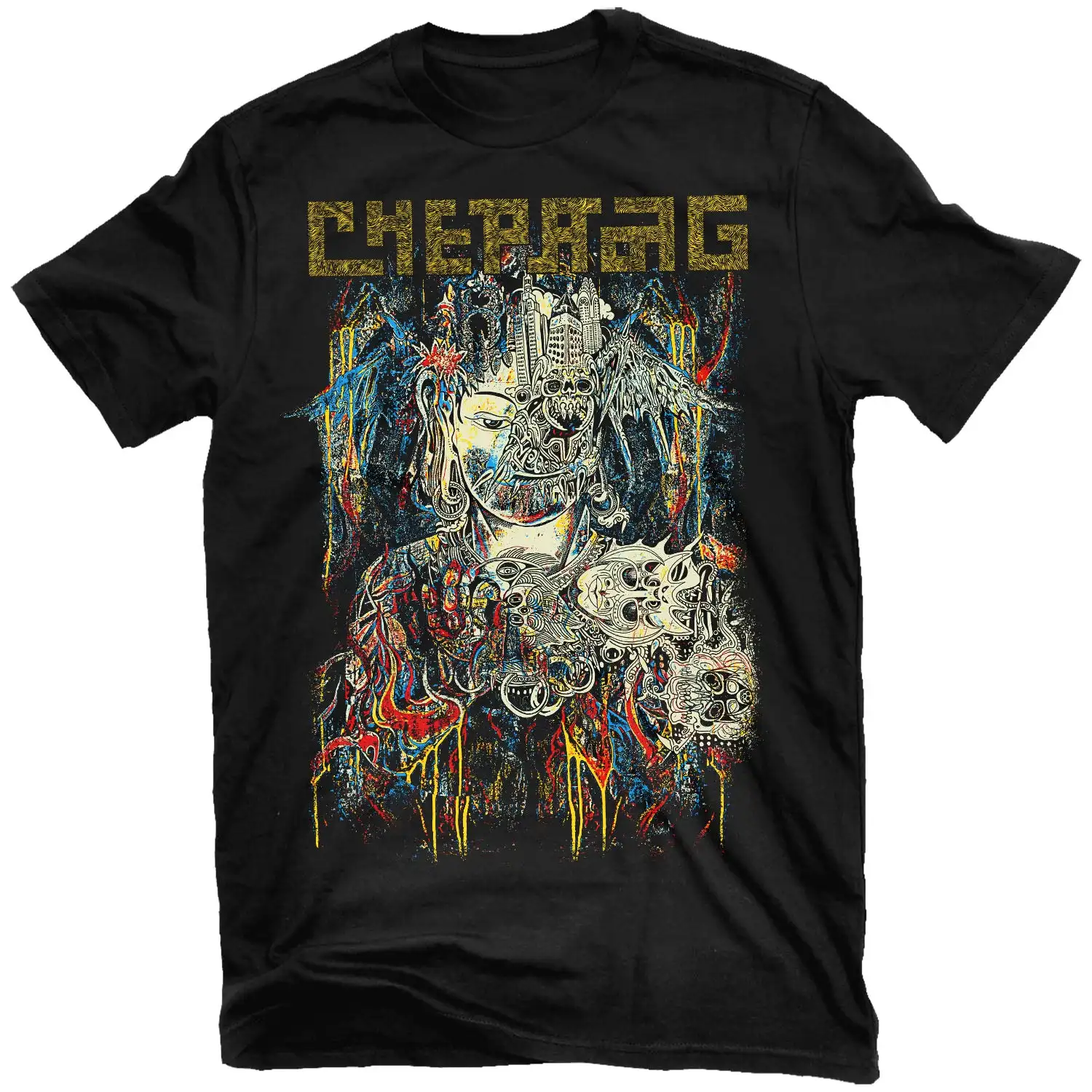 Ceremony Vanity Spawned By Fear  Band Graphic Tee 100% Cotton Round Neck Casual Unisex T-shirt Summer Top