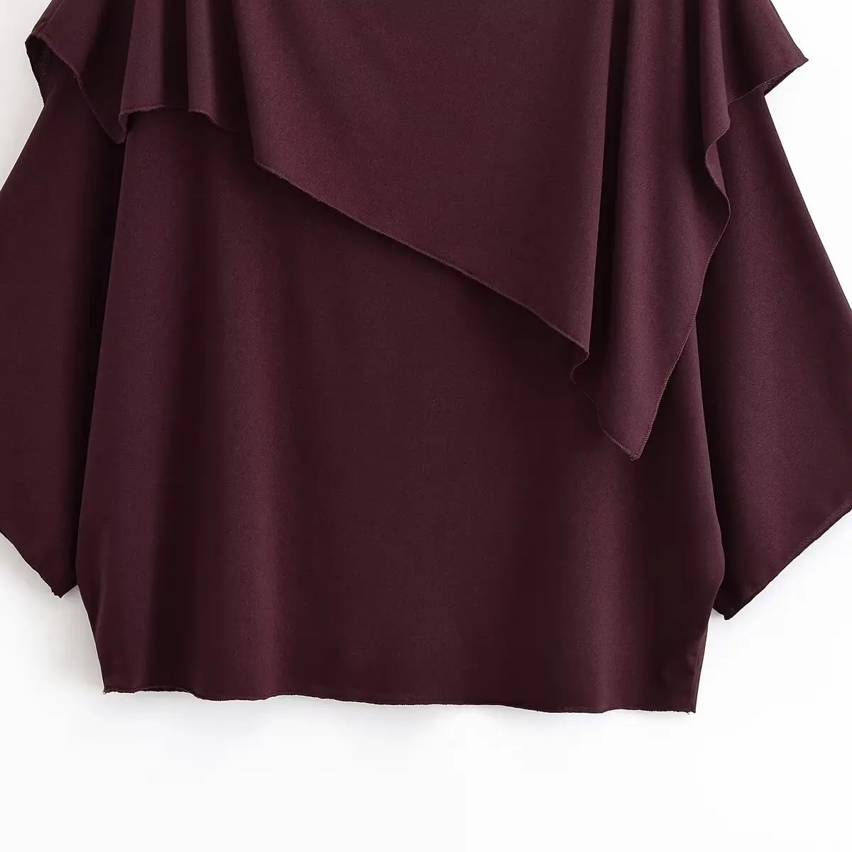 Nowa jesienna moda, codzienna koszula z długim rękawem, dekolt okrągły, jednolity kolor, dopasowany krój, wkładana przez głowę.