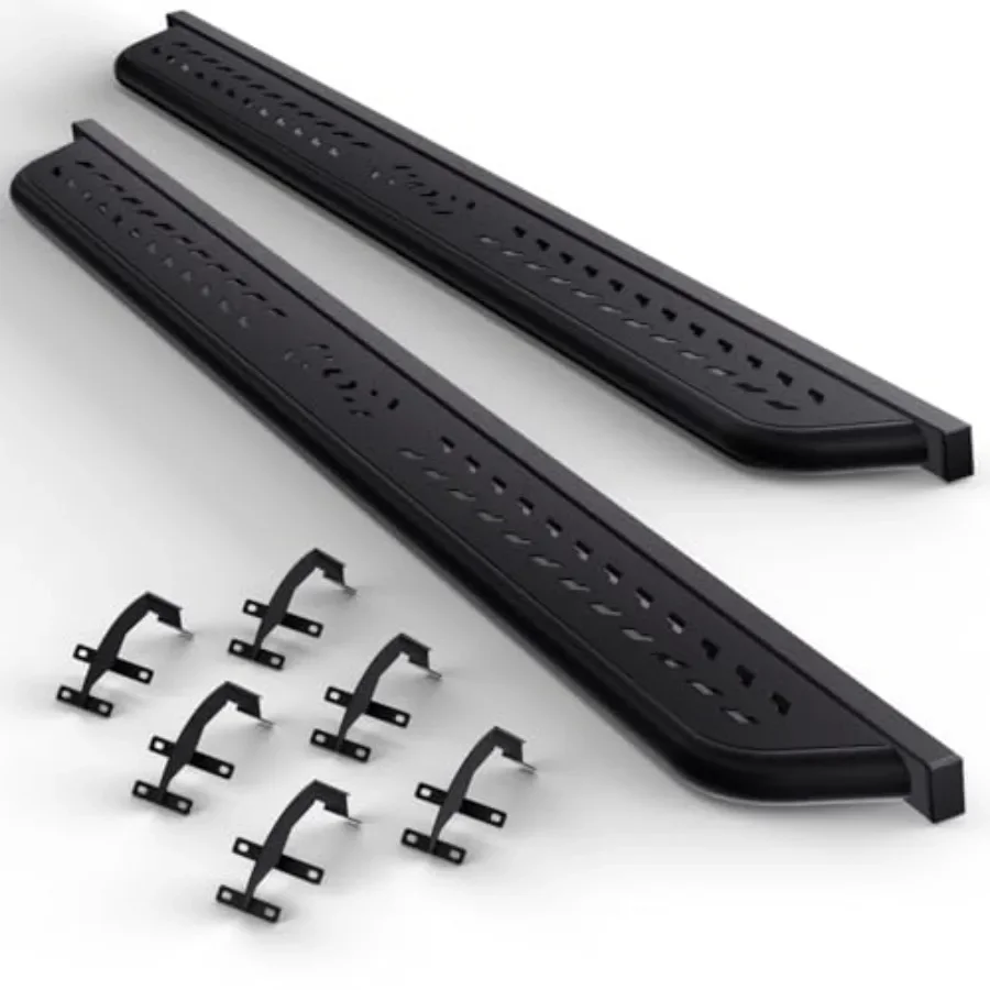 

Super Cab 6.5" Running Boards Slip-Resistant Carbon Steel Side Steps for 2015 2026 Ford F-150 and 2017 2026 F-250/F-350 3/4 Rea