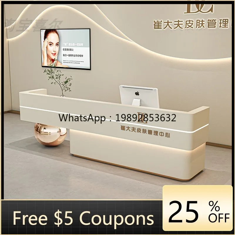 

LYY Beauty Salon Bar Wedding Dress Shop Medical Aesthetics Training Institution Front Desk Clothing Store Cashier Company