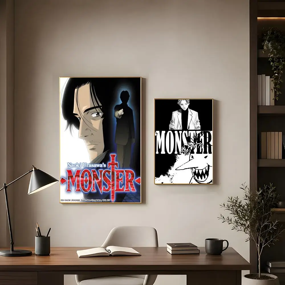 N-Naoki Urasawa S M-Monster Poster Modern Interior Wall Decor & Trendy Home Highlights