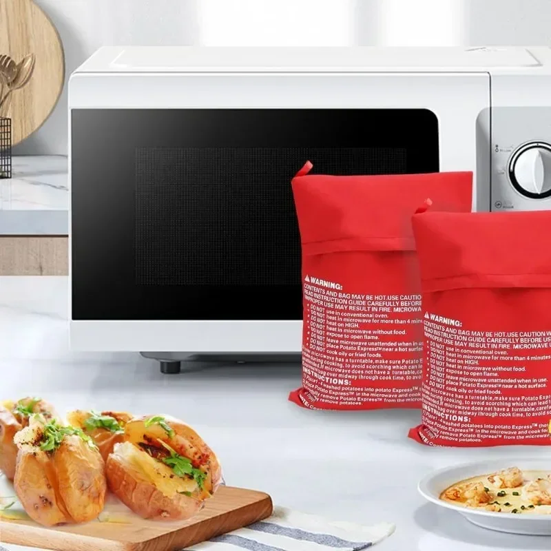 Microwave Potato Bag Reusable Microwave Cooker Bag Microwave Potato Cooker Bag Baked Potato Cooker Kitchen Accessories Tool - view 5