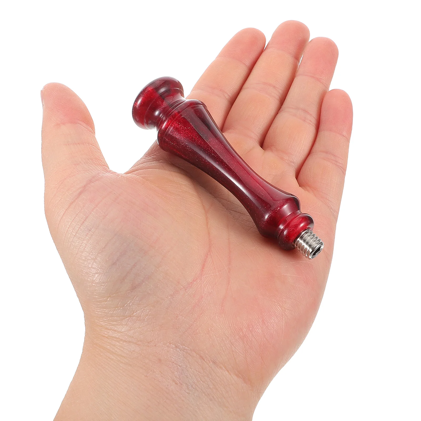 

Creative Resin Wax Seal Handle Replacement Stamper Craft Kit Ergonomic Design for Wedding Invitations Party Envelopes