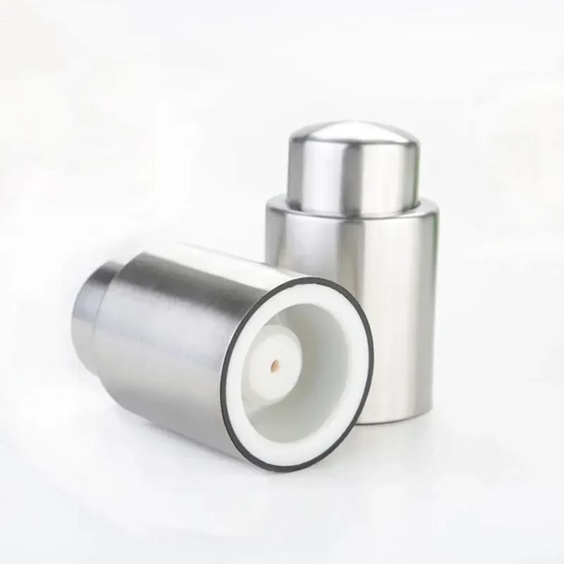 3PCS/SET Champagne Stopper Stainless Steel Wine Champagne Cork Stopper Blanks Reusable Portable Sealer Wine Bottle Stopper