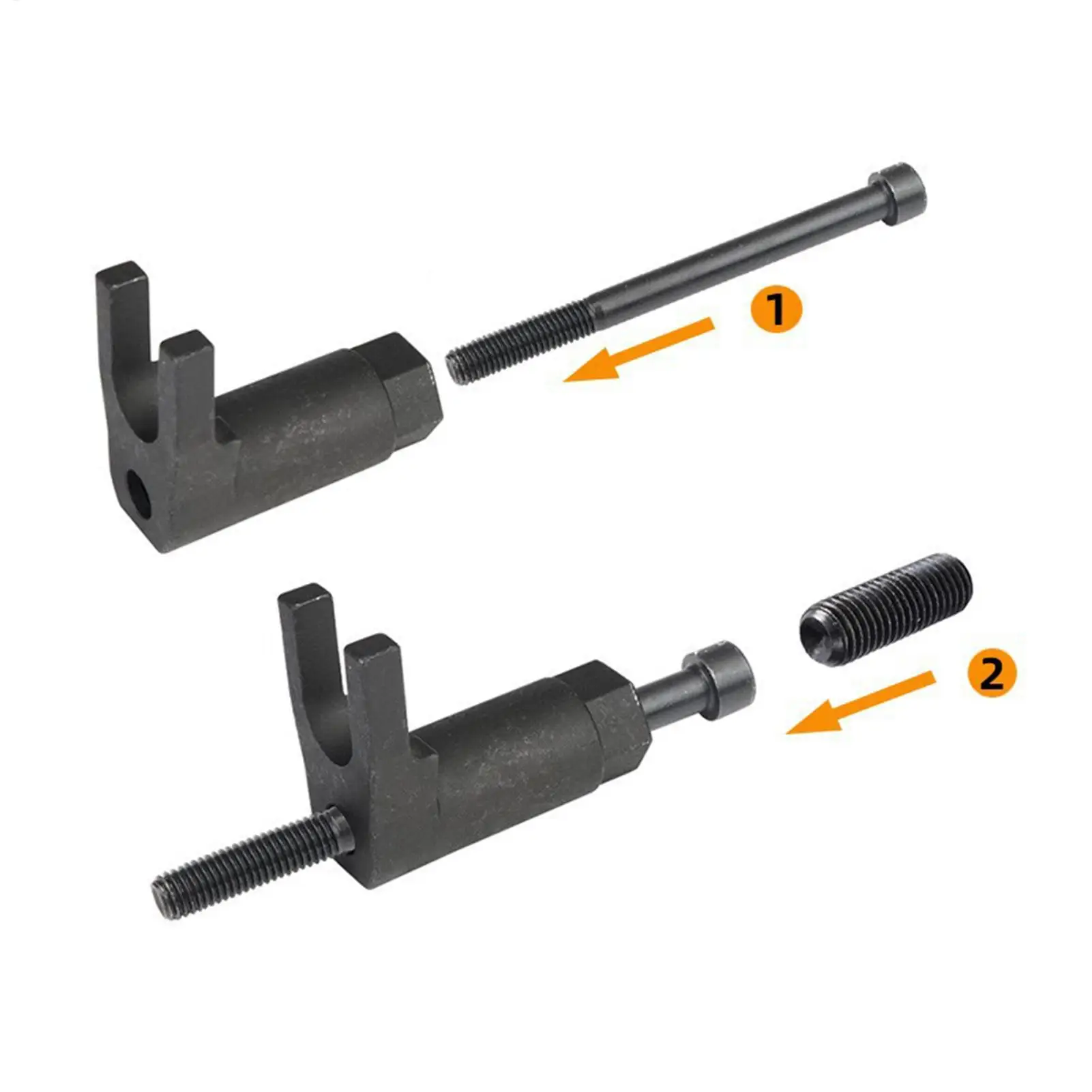Diesel Injector Puller Tool Professional Heavy Duty Engine Extractor Stable Remover Set for Car Truck Disassembly Install Repair