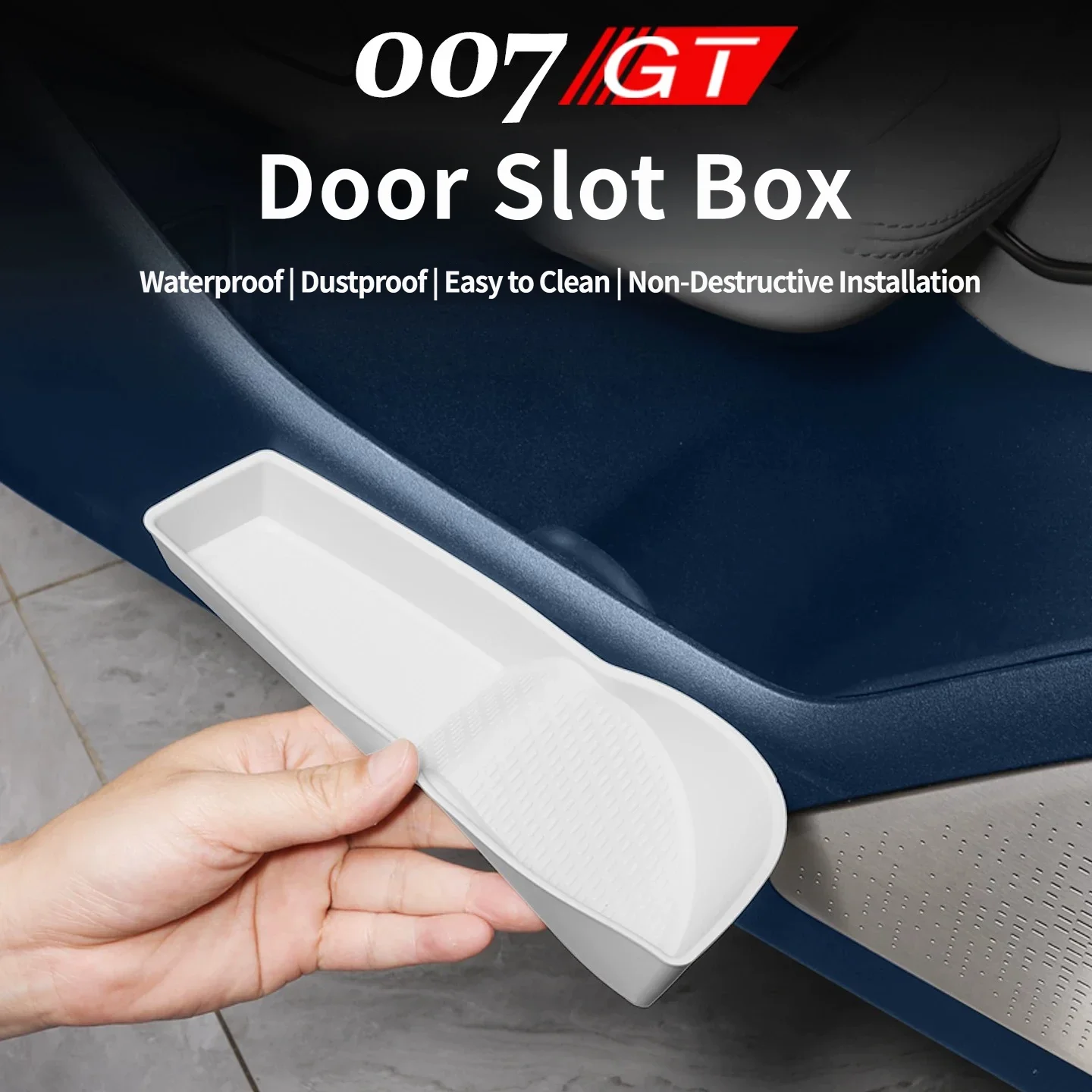 Car Accessories For Zeekr 7GT 007GT 2025 2026 Front And Rear Door Waterproof Storage Box Interior Modification Accessories