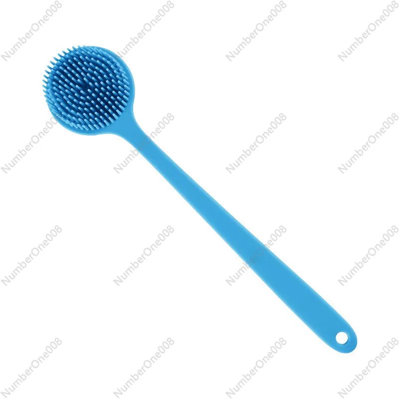 

Long Handle Bath Brush Double-sided Exfoliation Does Not Ask for Human Massage Back Rubbing Artifact Round Silicone Brush