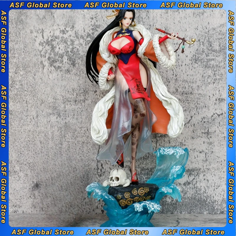 

36cm New ONE PIECE Anime Figure Boa·Hancock Peripheral PVC Model Scene Statue Desktop Decorate Ornaments Birthday Gifts Toys
