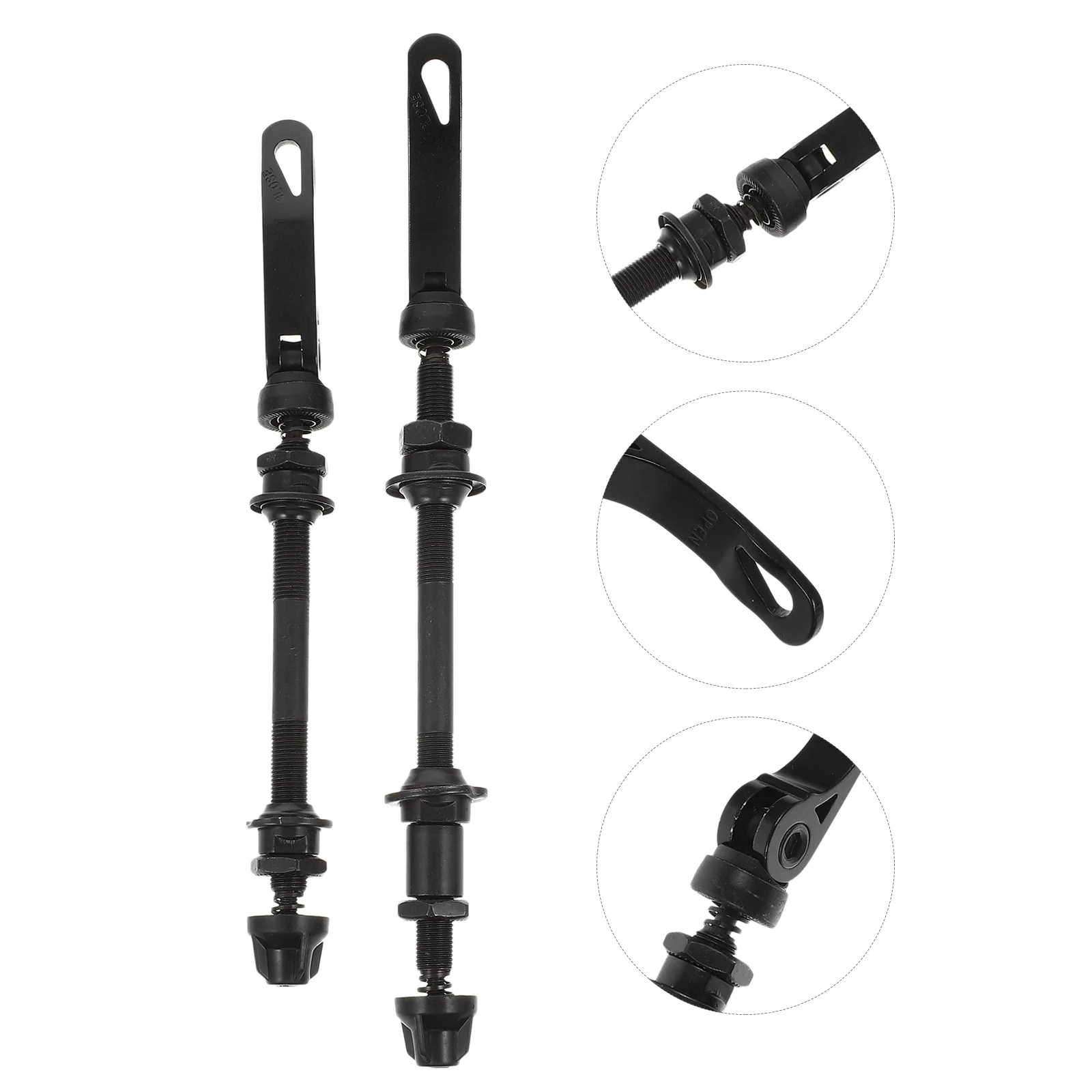 Set Hub Quick Release Hollow Shaft Depan Pendek Belakang Panjang, Skewer Sepeda Quick Release, Skewer Roda Sepeda dari Alloy yang Tahan Lama