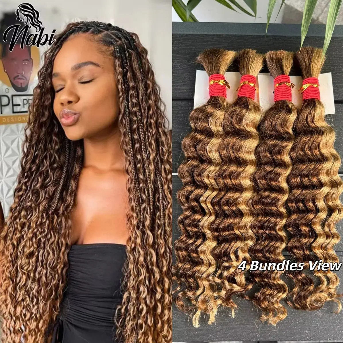 Плетение волос Nabi Boho