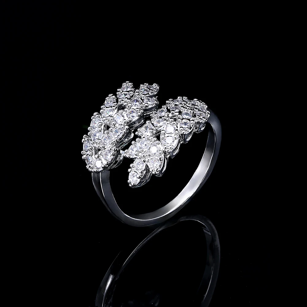 

Известный бренд, 4-х предметный свадебный комплект ювелирных украшений с цирконием для женской вечеринки, свадебный комплект украшений с кристаллами CZ в Дубае, Нигерии