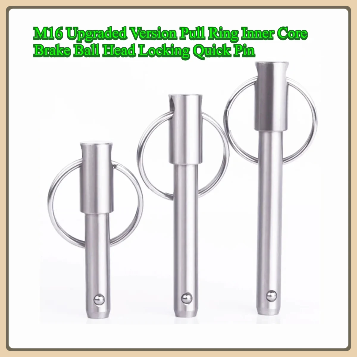 

M16 Upgraded Version Pull Ring Inner Core Brake Ball Head Locking Quick Pin