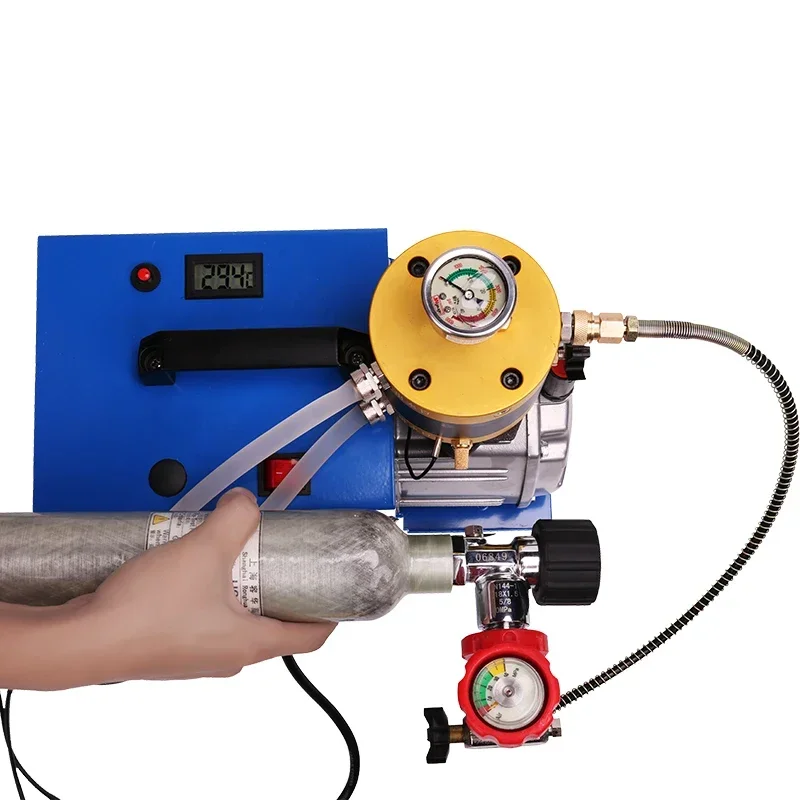 1pc Water cooled high pressure air pump 40mpa single cylinder electric pump