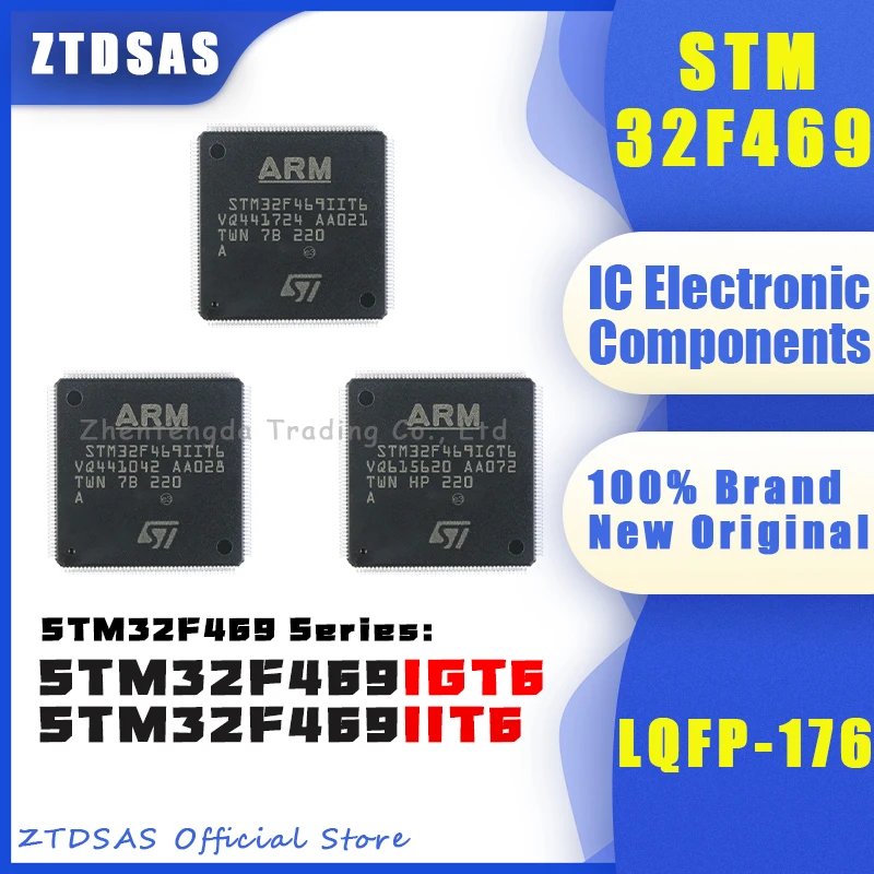 

STM32F469IGT6 STM32F469IIT6 STM32F469IG STM32F469II STM32F469 STM32F STM32 STM IC LQFP-176