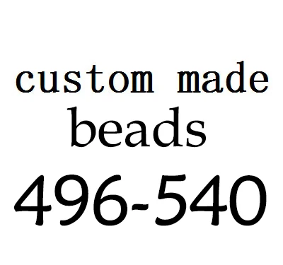 Seialoy 10pcs/lot Custom Beads AD0496-0540 Please Contact Customer Service To Send Pictures