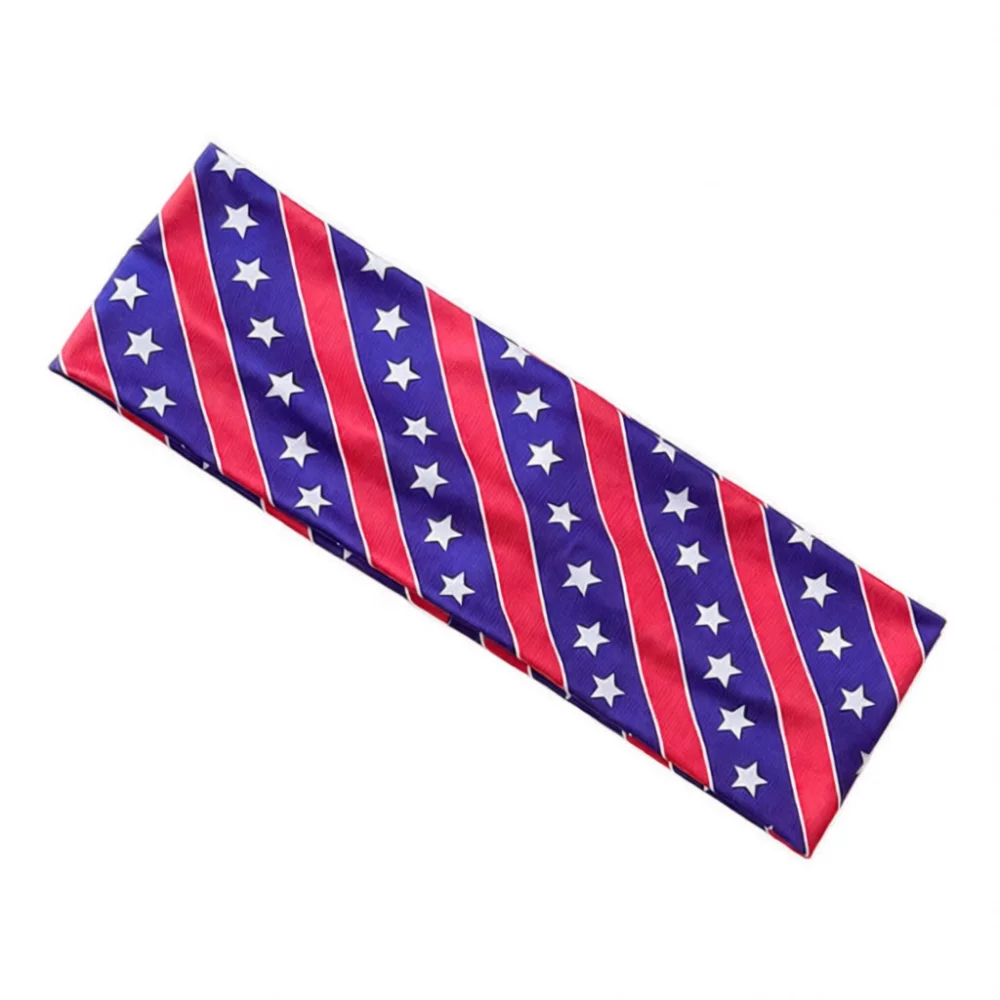 Patriotic USA Style Hair Accessories Independence Day Bowknot Headband Barrette Scrunchie Set Festival Fashion Hair Styling Item