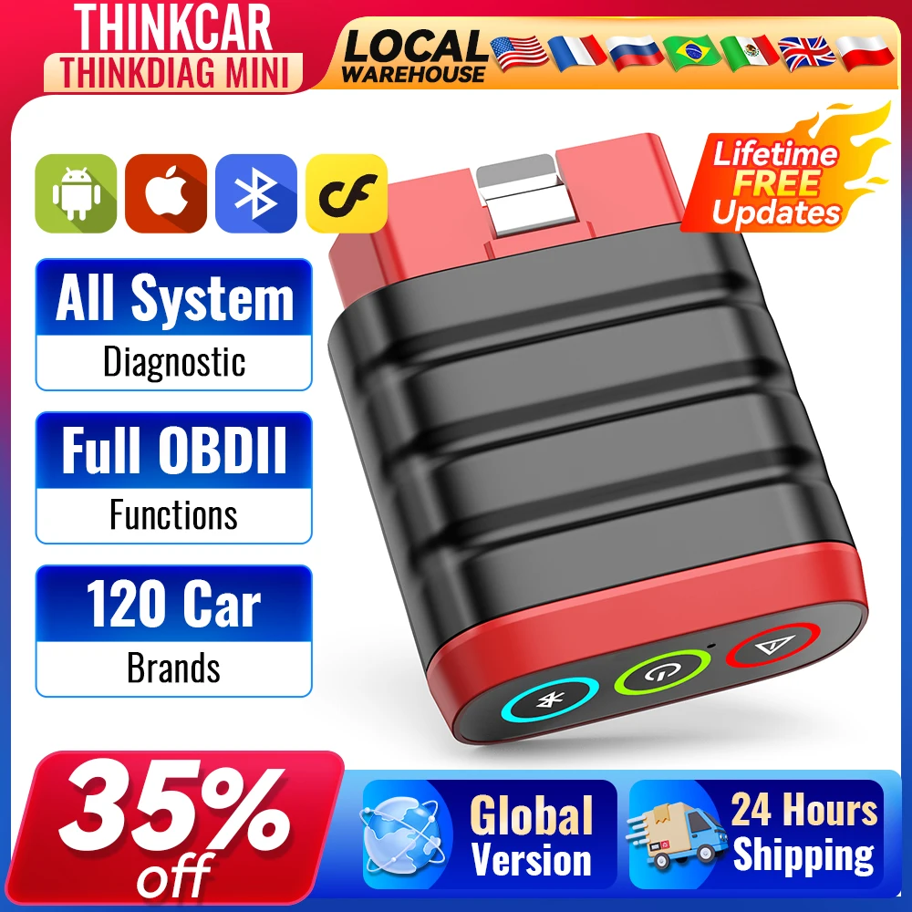 THINKCAR THINKDIAG MIni 미니 obd OBD2 스캐너, 모든 시스템 진단, 자동 VIN 스캔 도구, 1996...
