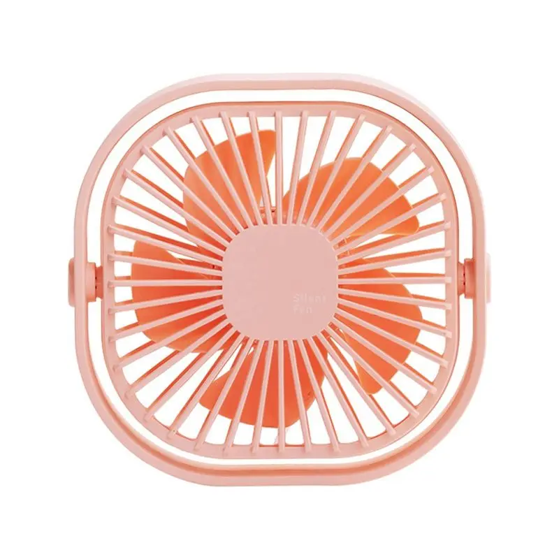 

M02K-4 Inch USB Desk Fan 3 Speeds Portable Table Fan Small Cooling Fan 360°Rotatable Silent Desktop Fan For Home Office