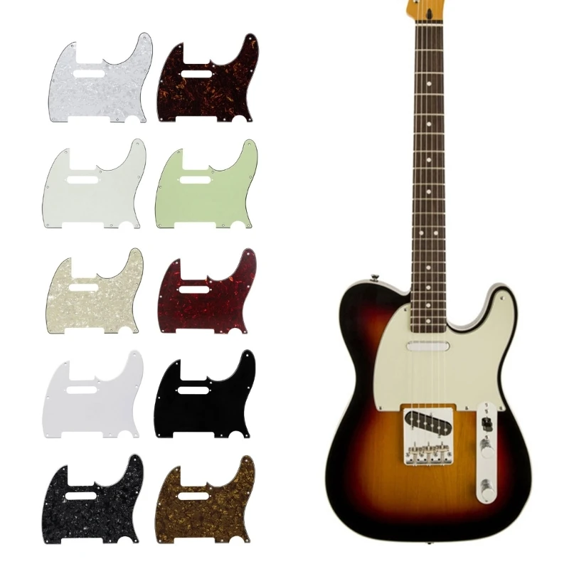 Tl-scratch Plate dla USA/meksyku tele-telecaster gitara wielobarwna gitara elektryczna Pickguard Scratch elementy pลyt 24BD