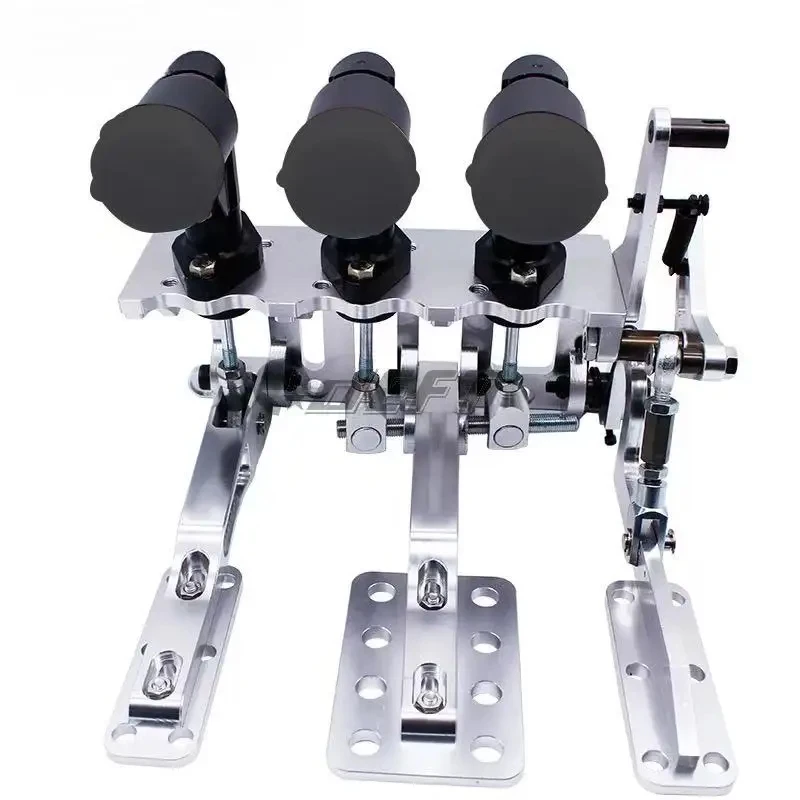 High Peormance Racing Floor Mounted Billet Aluminum Pedal Brake Hydraulic Accelerator Throttle Box