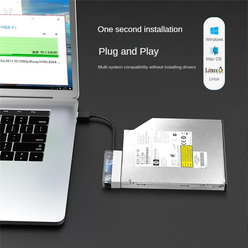 

ABKM USB2.0 к 6P + 7P Кабель SATA Кабель-адаптер SATA к USB 2.0 для ноутбука Конвертер адаптера CD-ROM DVD-ROM ODD