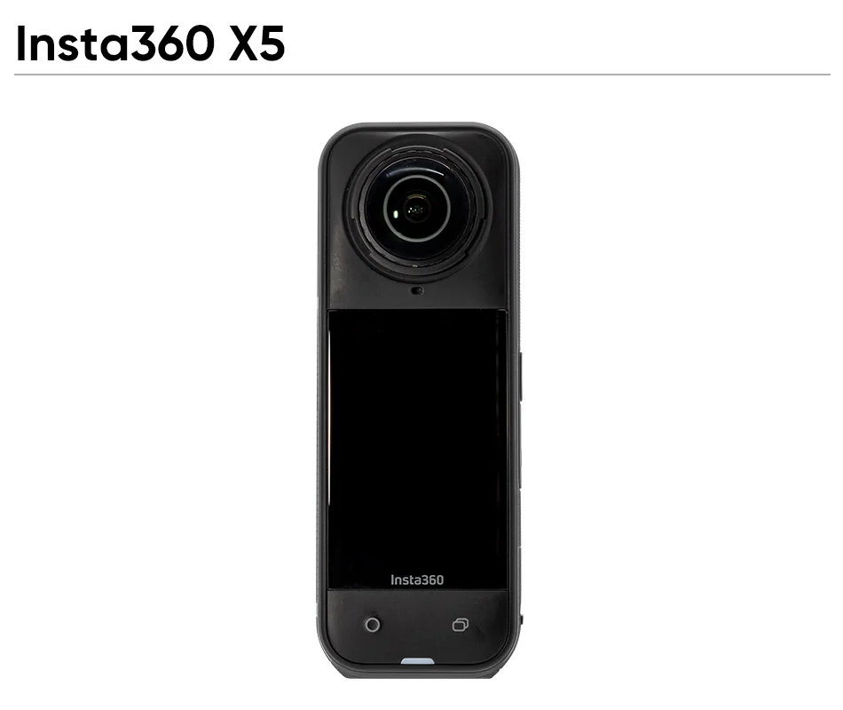 Cámara de acción insta360 X5 8K resistente al agua 49 pies 360 con sensores de 1/1,28 «48MP 8K 360 HDR Video 72MP 5nm AI Chip 185Min de duración de la batería 4