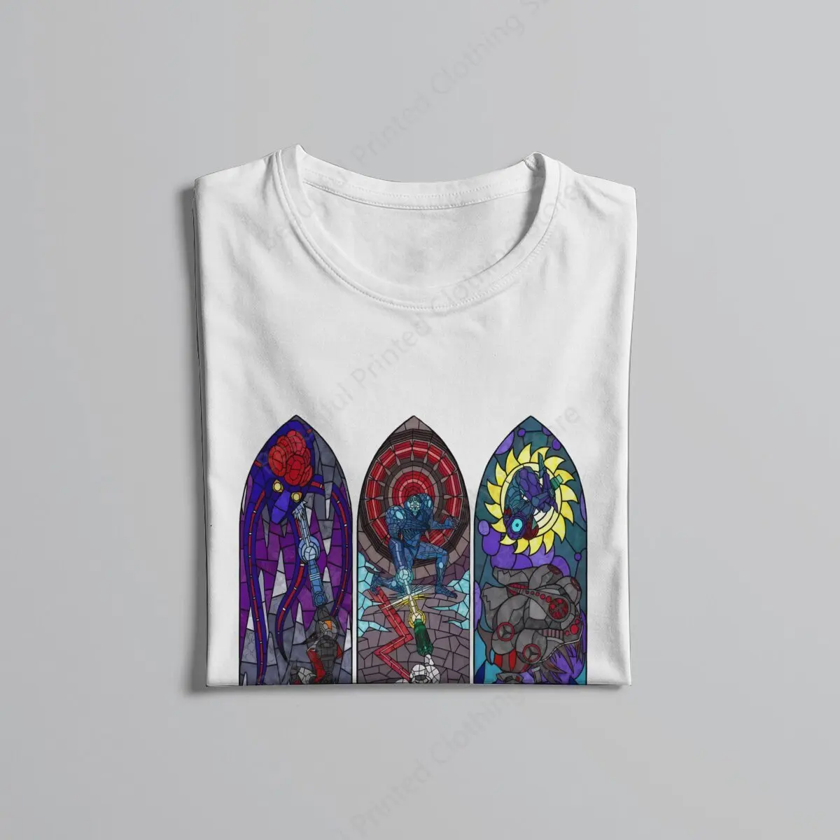 تي شيرت للرجال والنساء لعبة ساموس آران مترويد ، قطن ، تنفس ، قمة أساسية ، ملابس شارع #4