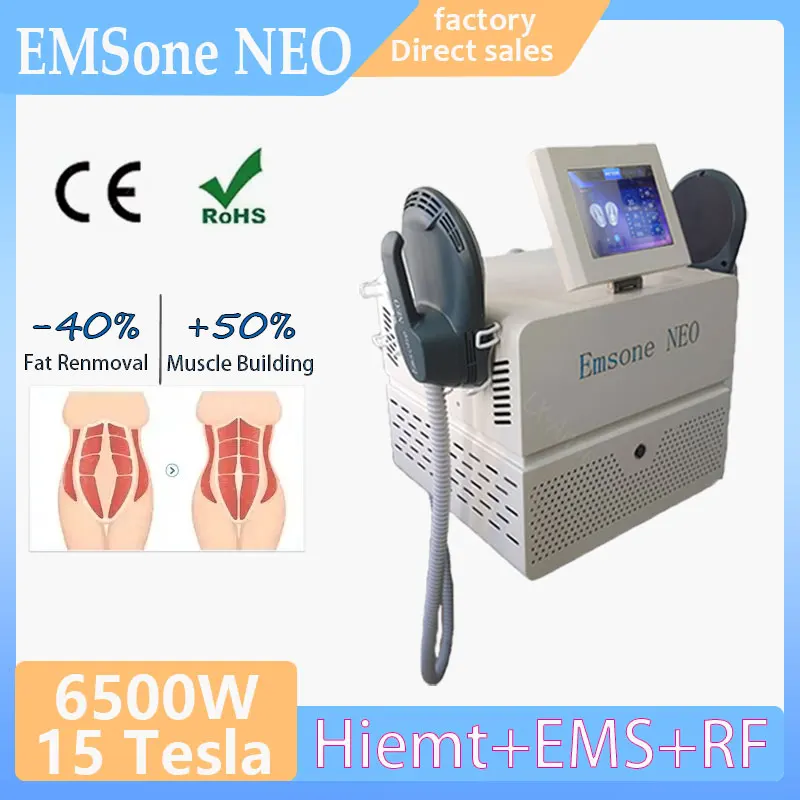 2024 New EMS Slimming Machine 200Hz RF Technology 6500W EMSone NEO Muscle Stimulating Machine Non Invasive