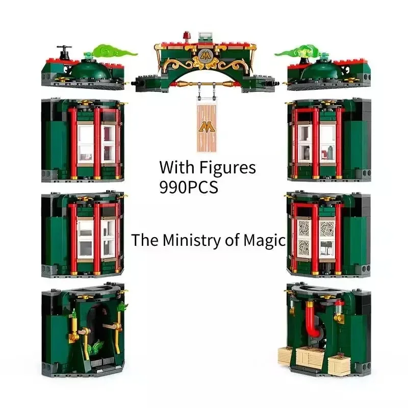 Creative Expert The Ministry Model Compatible 76403 Moc Buiilding Block Bricks Educational Kids Children Toys 990pcs