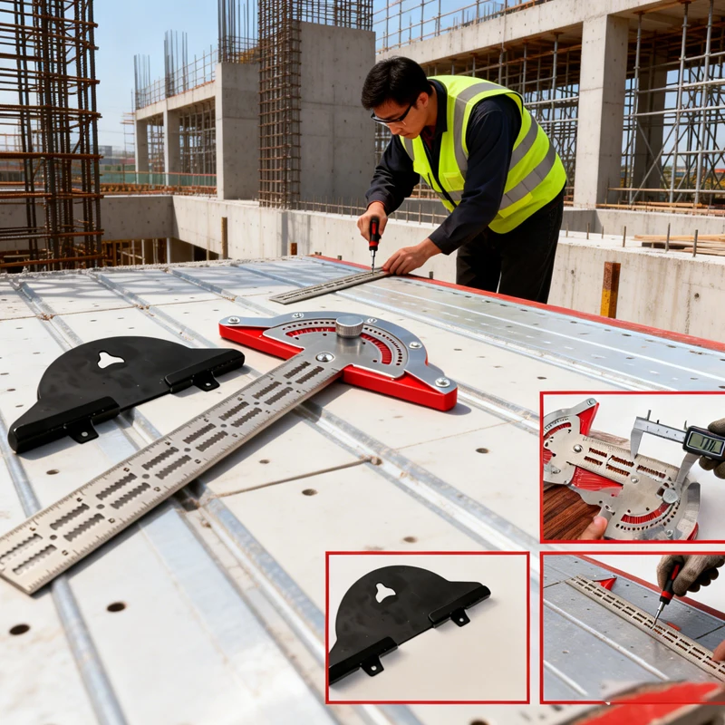 

Прочная линейка из нержавеющей стали для деревообработки, регулируемый раздвижной Т-образный угольник с чертилкой для разметки и разметочной линейкой
