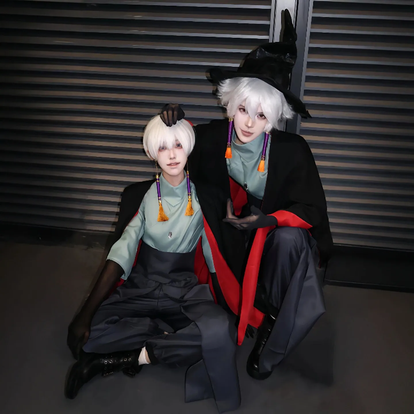 Sky Cotl Cosplay Costume Warrior Pants Halloween Outfit Cape Cloak Adult Men Fancy Dress