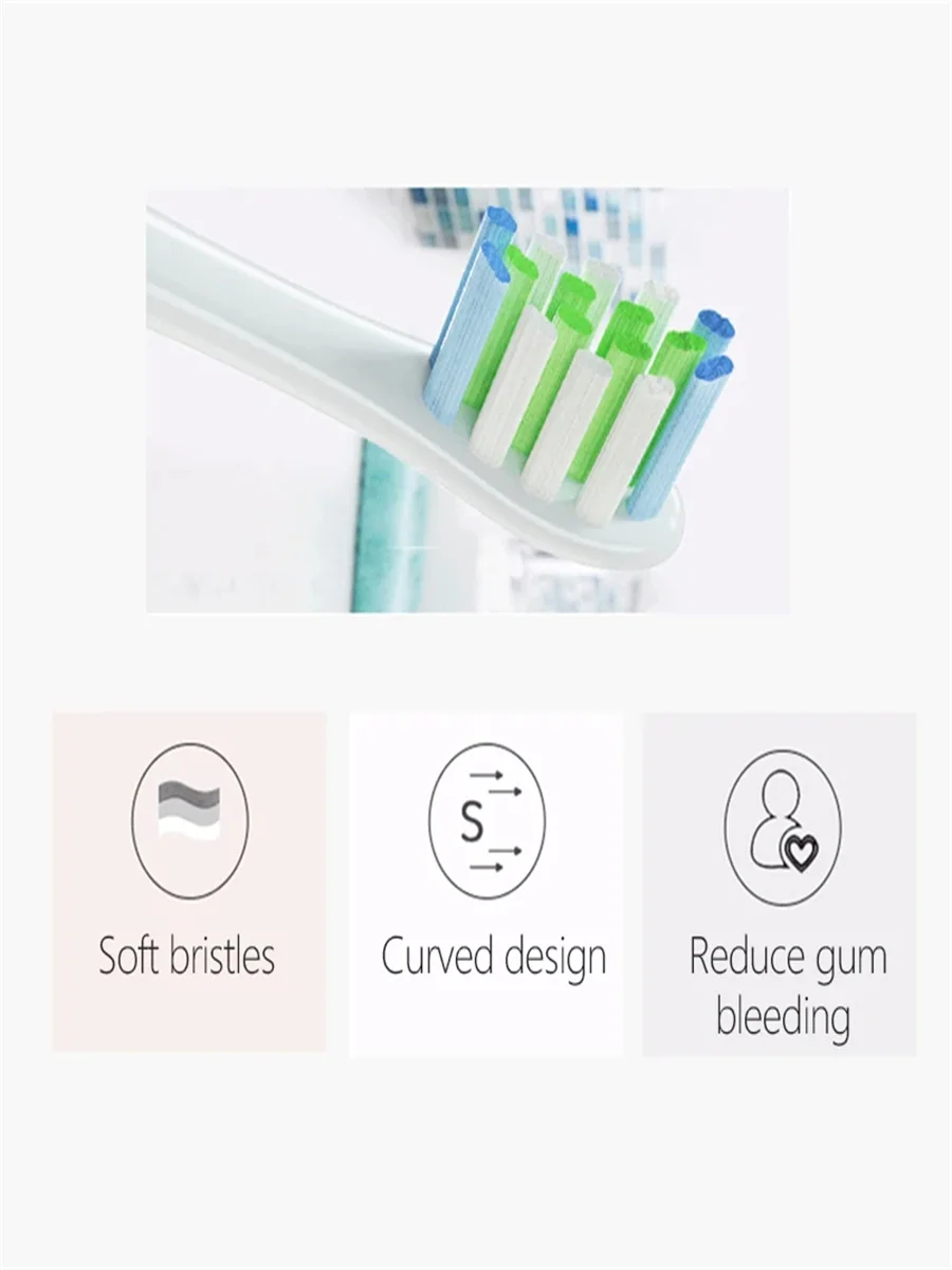 Toothbrush Heads for Oclean Air 2/One/SE X/X PRO/Z1/F1 Electric Tooth Brush Replacement Soft DuPont Bristle Nozzles 1/4/10/20PCS
