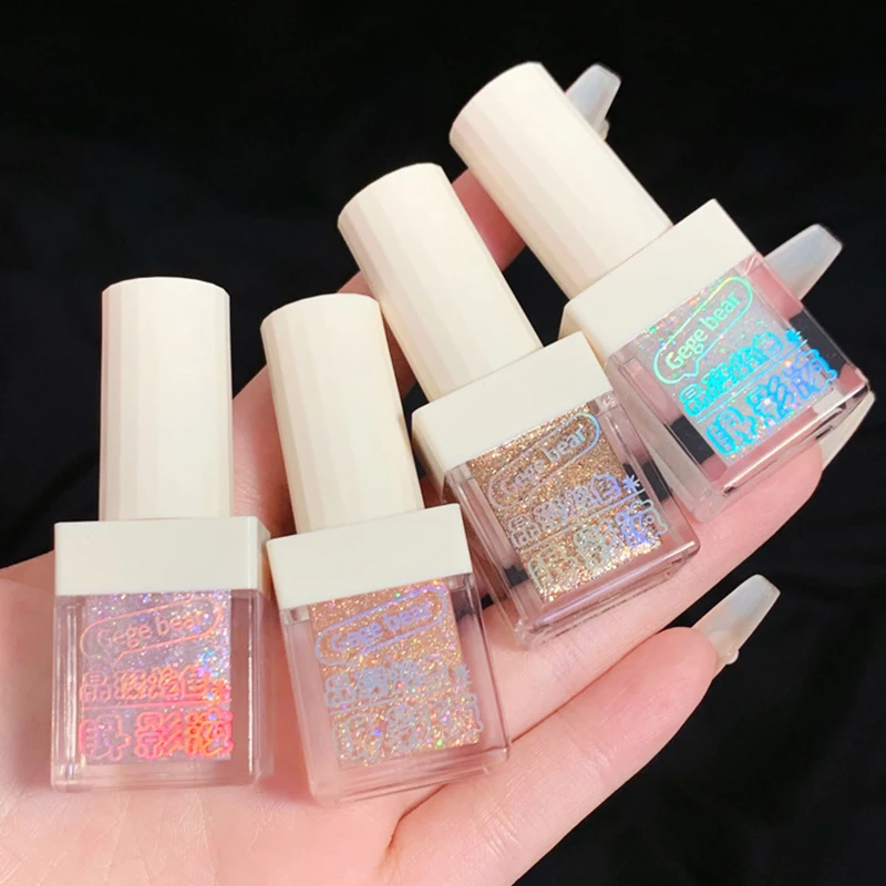 Ombretto liquido Glitter fini Super Glitter Angolo occhi Illuminante Evidenzia senza trucco Glitter sdraiato baco da seta