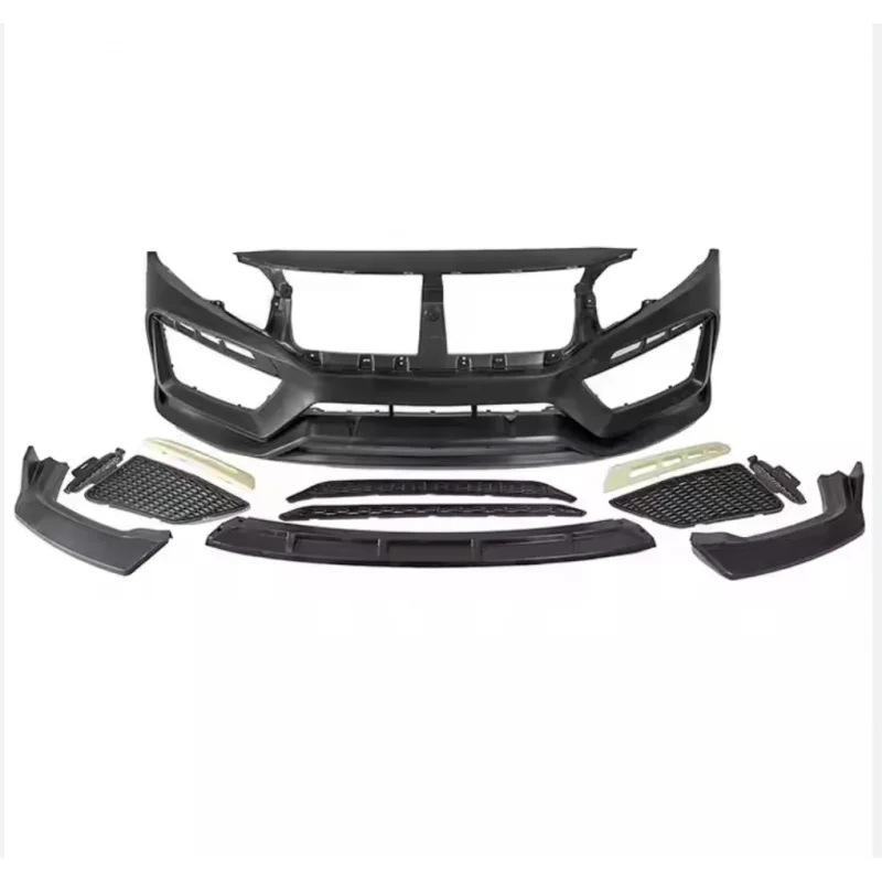 

Car Kits for SI Style Body Kit Front Bumper and Grill10th Civic