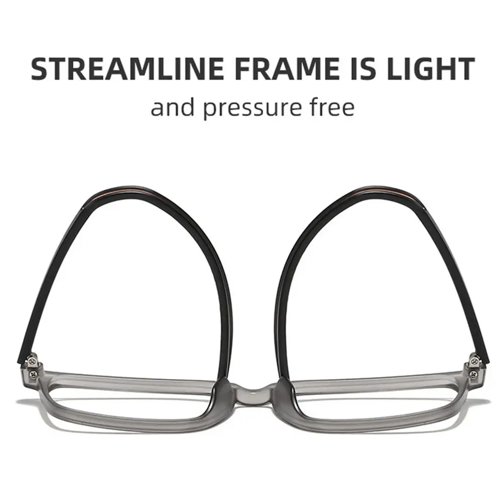 Eye Protection Anti-Blue Light Reading Glasses TR90 Blue Ray Blocking Square Eyeglasses Sports Ultralight Hyperopia Glasses