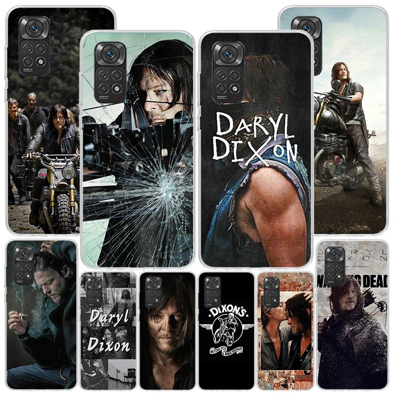 The Walking Dead Daryl Dixon Phnoe Case for Xiaomi Redmi Note 13 12 12S 11S 11E 11 10S 10 Pro Plus 9 9S 11T 9T 8 8T 7 Unique Cov